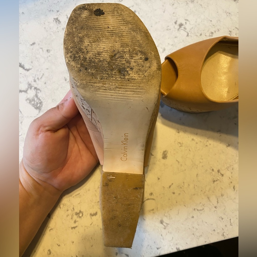 Chunky Wedges, Pre-Loved, Minimal Marks. - image 3